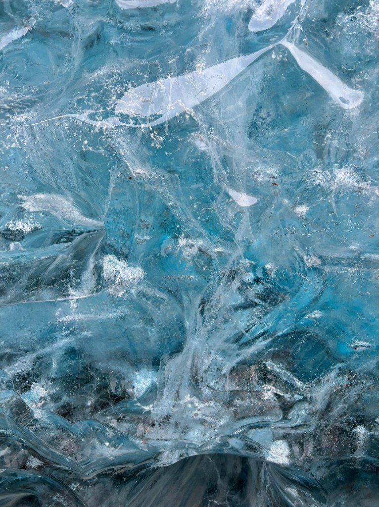 solid ice 100's of years old